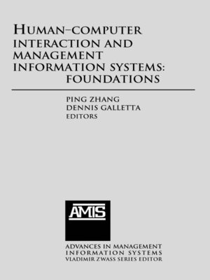 cover image of Human-Computer Interaction and Management Information Systems: Foundations
